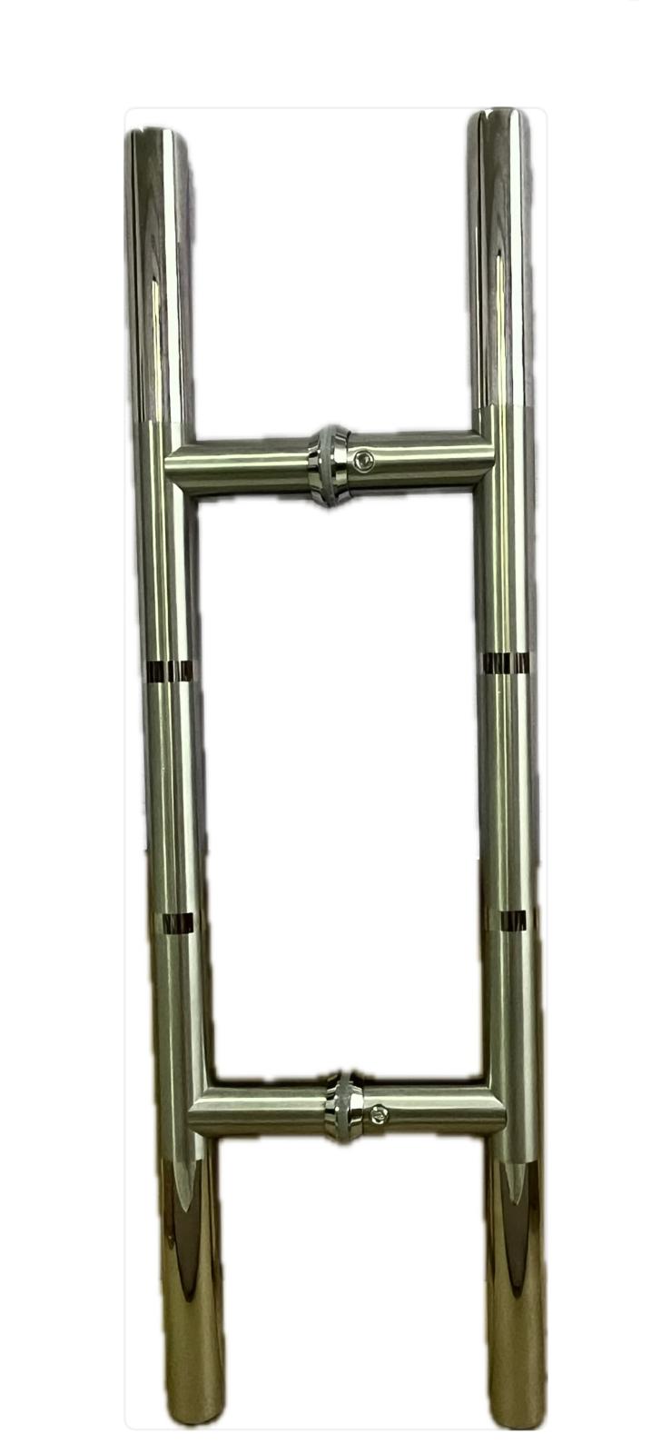  Ege Star Cam Kapı H Krom Kol Paslanmaz