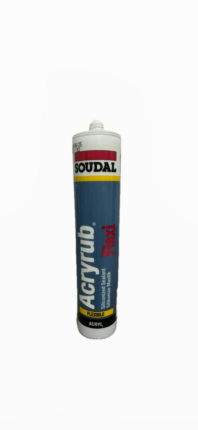 Soudal Acryrub Flexi Silikonize Mastik Beyaz 310 ml