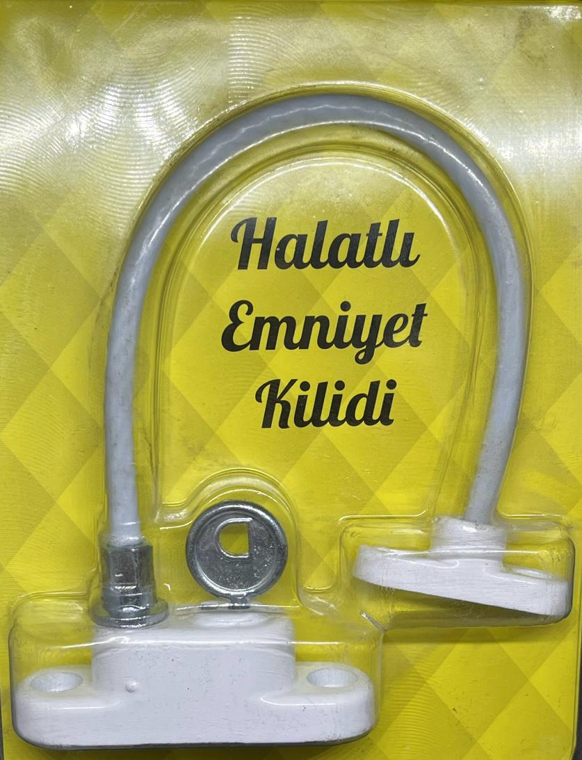 Pencere Pimapen Halatlı Çocuk Emniyet Kilidi Beyaz